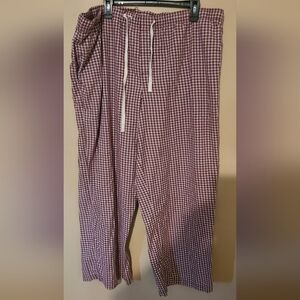 Merona Men's Purple Checkered Pajama Pants Size Xl